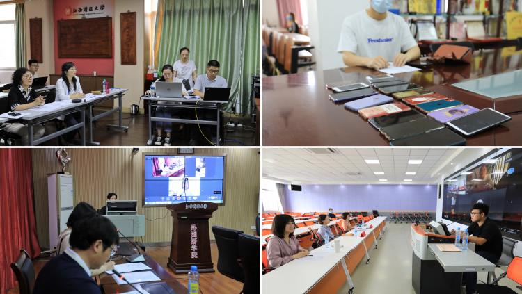 盧福財(cái)巡視碩士研究生招生復(fù)試現(xiàn)場(chǎng)，強(qiáng)調(diào)網(wǎng)絡(luò)技術(shù)支撐與咨詢(xún)服務(wù)保障工作